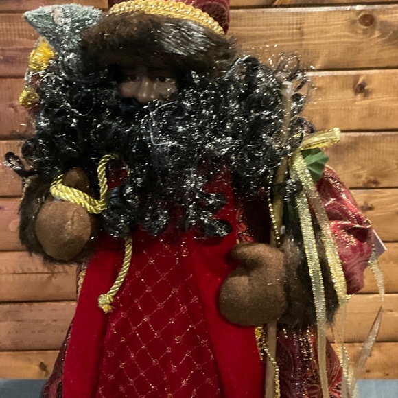 Christmas Black Santa Tree Topper - Picture 4 of 4